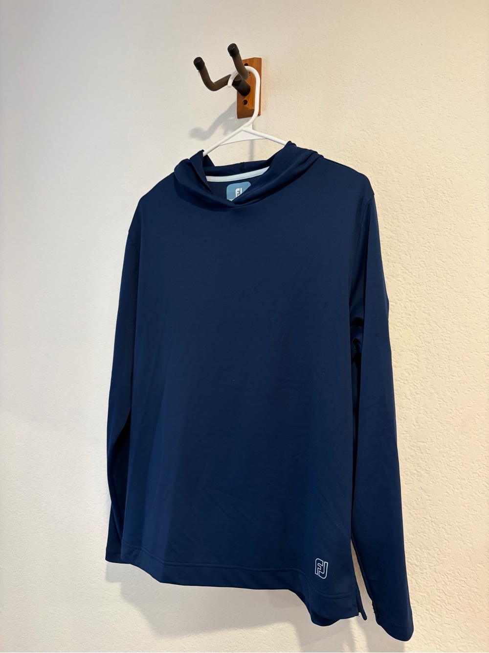 FootJoy Men's Navy Blue Pullover Hoodie Sweater
